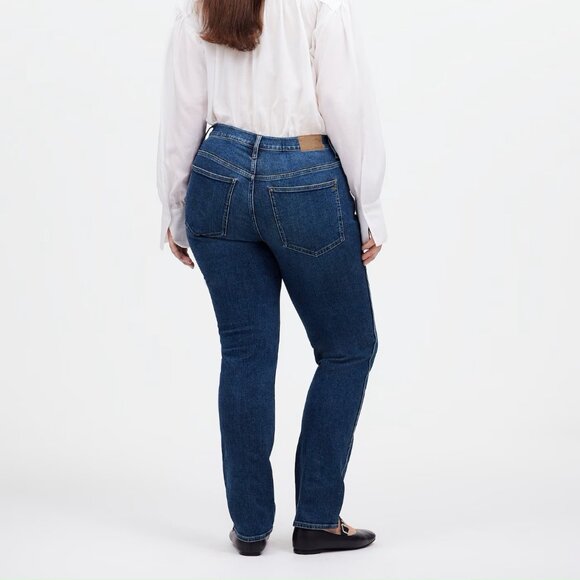 NWT Madewell Mid Rise Stovepipe Jeans in Deming Wash Women's Size 33 - Picture 11 of 11